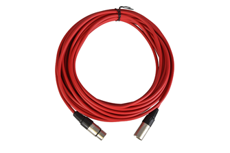 Mic Lead XLR Male to XLR Female Suits Balanced Mics - Choice of Cable Length